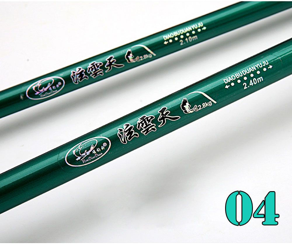 1.8M -3.6M Carp feeder Hard FRP Telescopic Fishing Rod fishing pole