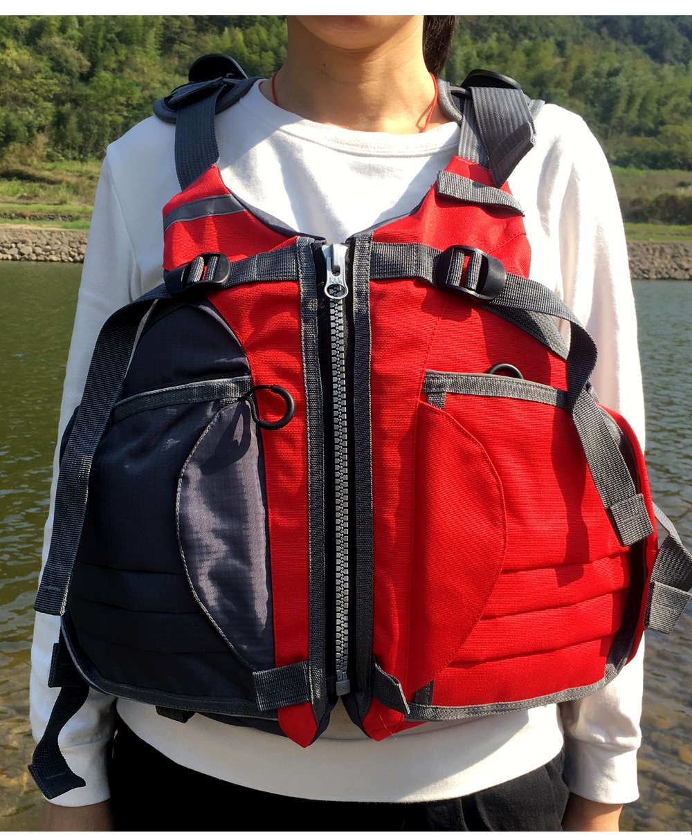 Fishing Vest Life Safety Jacket Swimming Boat Fishing Sports Waistcoat Vest