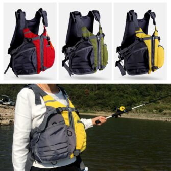 Fishing Vest Life Safety Jacket Swimming Boat Fishing Sports Waistcoat Vest