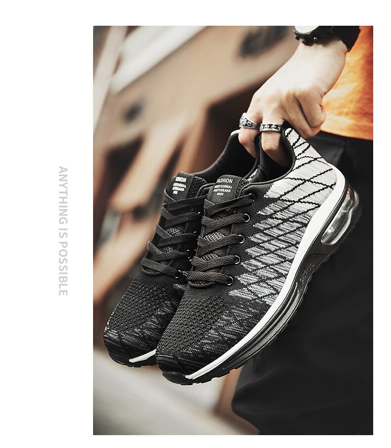Breathable Outdoor Male Sports Shoes Lightweight Sneakers Women Comfortable Athletic Footwear