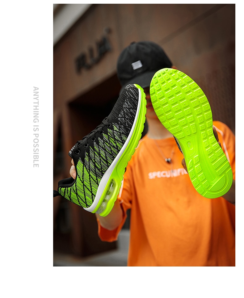Breathable Outdoor Male Sports Shoes Lightweight Sneakers Women Comfortable Athletic Footwear