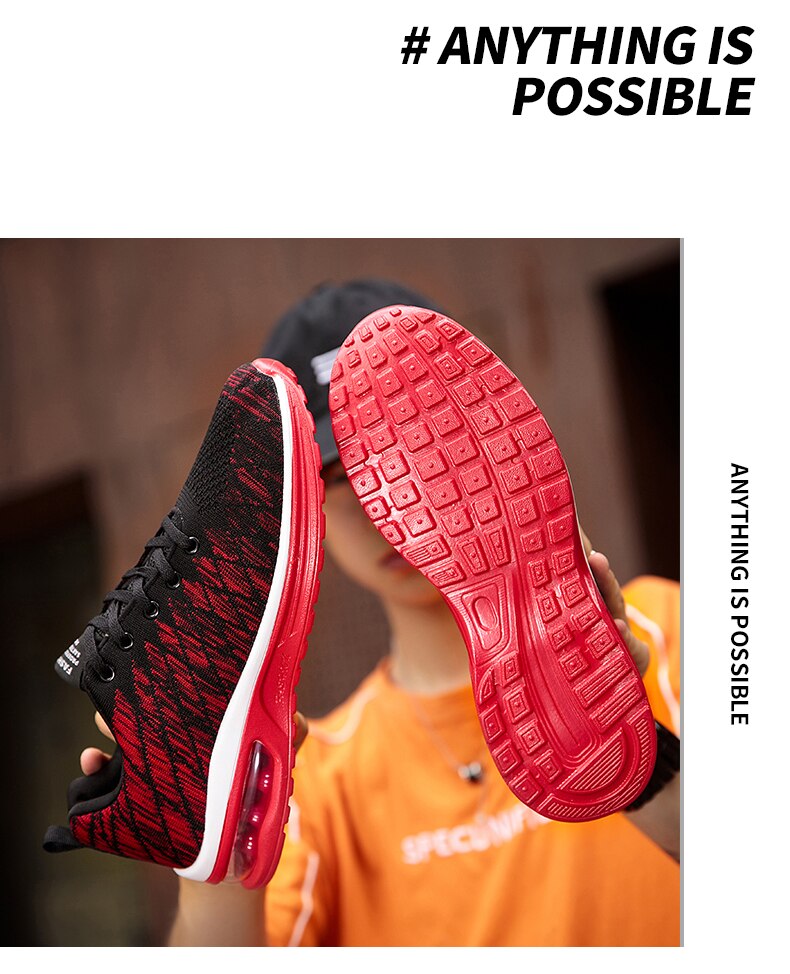 Breathable Outdoor Male Sports Shoes Lightweight Sneakers Women Comfortable Athletic Footwear