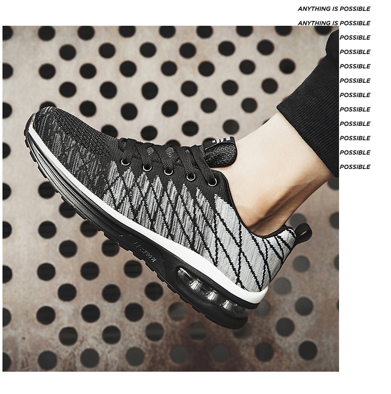 Breathable Outdoor Male Sports Shoes Lightweight Sneakers Women Comfortable Athletic Footwear