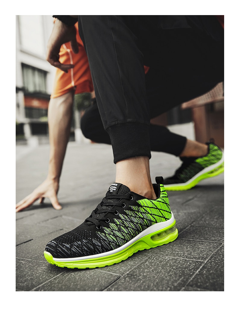 Breathable Outdoor Male Sports Shoes Lightweight Sneakers Women Comfortable Athletic Footwear