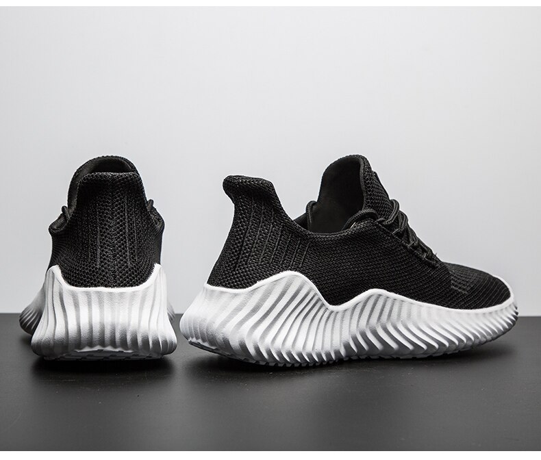 Running Shoes Mesh Super Light Breathable Male Jogging Sneakers Low-top Walking Athletic Footwear
