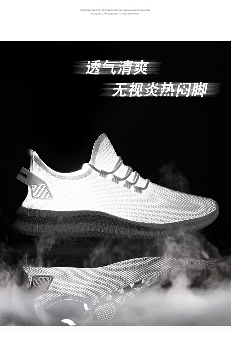 Sport Running Men Shoes Air Mesh Breathable Men Sneakers New Cushioning Casual Balck Shoes Lightweight Zapatillas De Deporte
