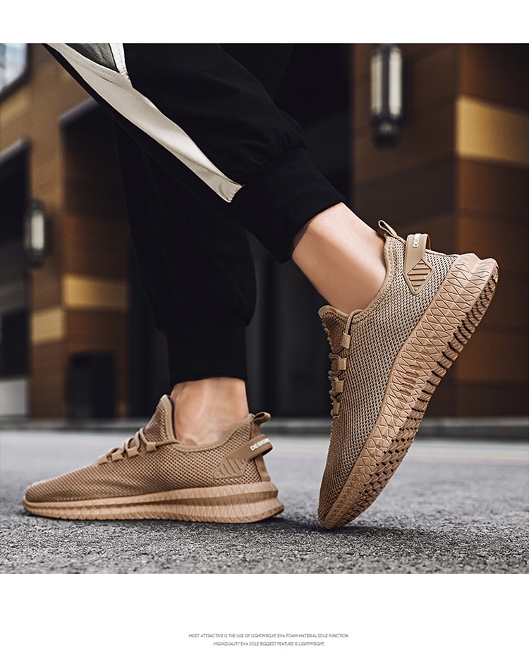 Sport Running Men Shoes Air Mesh Breathable Men Sneakers New Cushioning Casual Balck Shoes Lightweight Zapatillas De Deporte