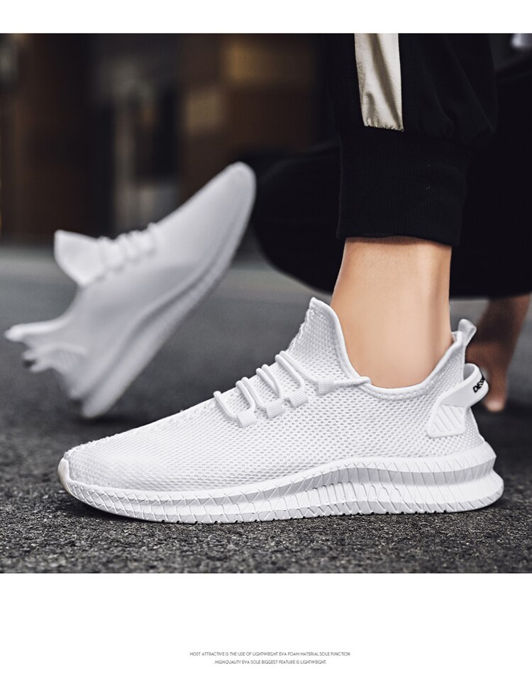 Sport Running Men Shoes Air Mesh Breathable Men Sneakers New Cushioning Casual Balck Shoes Lightweight Zapatillas De Deporte