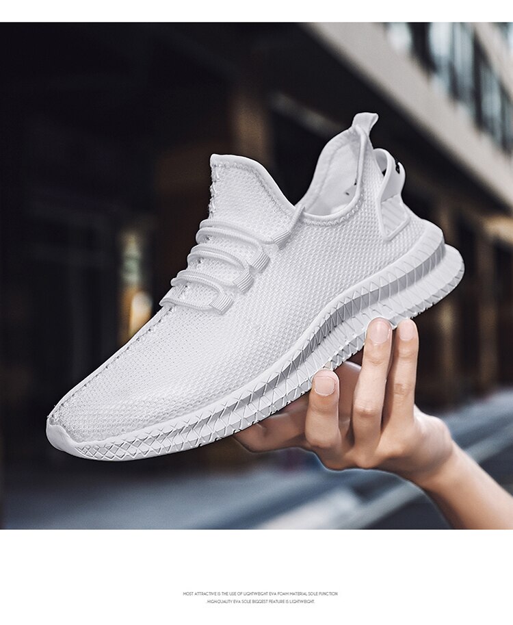 Sport Running Men Shoes Air Mesh Breathable Men Sneakers New Cushioning Casual Balck Shoes Lightweight Zapatillas De Deporte