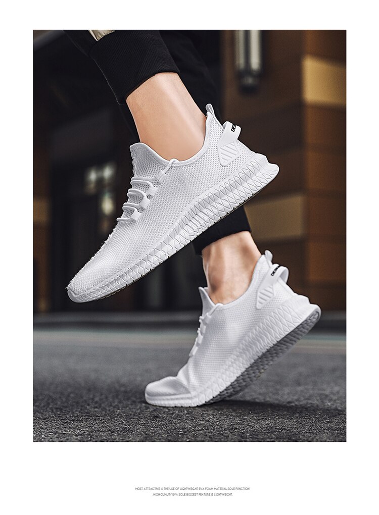 Sport Running Men Shoes Air Mesh Breathable Men Sneakers New Cushioning Casual Balck Shoes Lightweight Zapatillas De Deporte