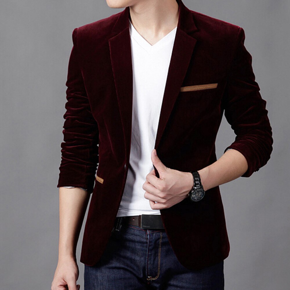 Men's Suit Jacket Autumn New Fashion High Quality Slim And Elegant Business Single Mouth Long Sleeved Men's Suit Evening Dress