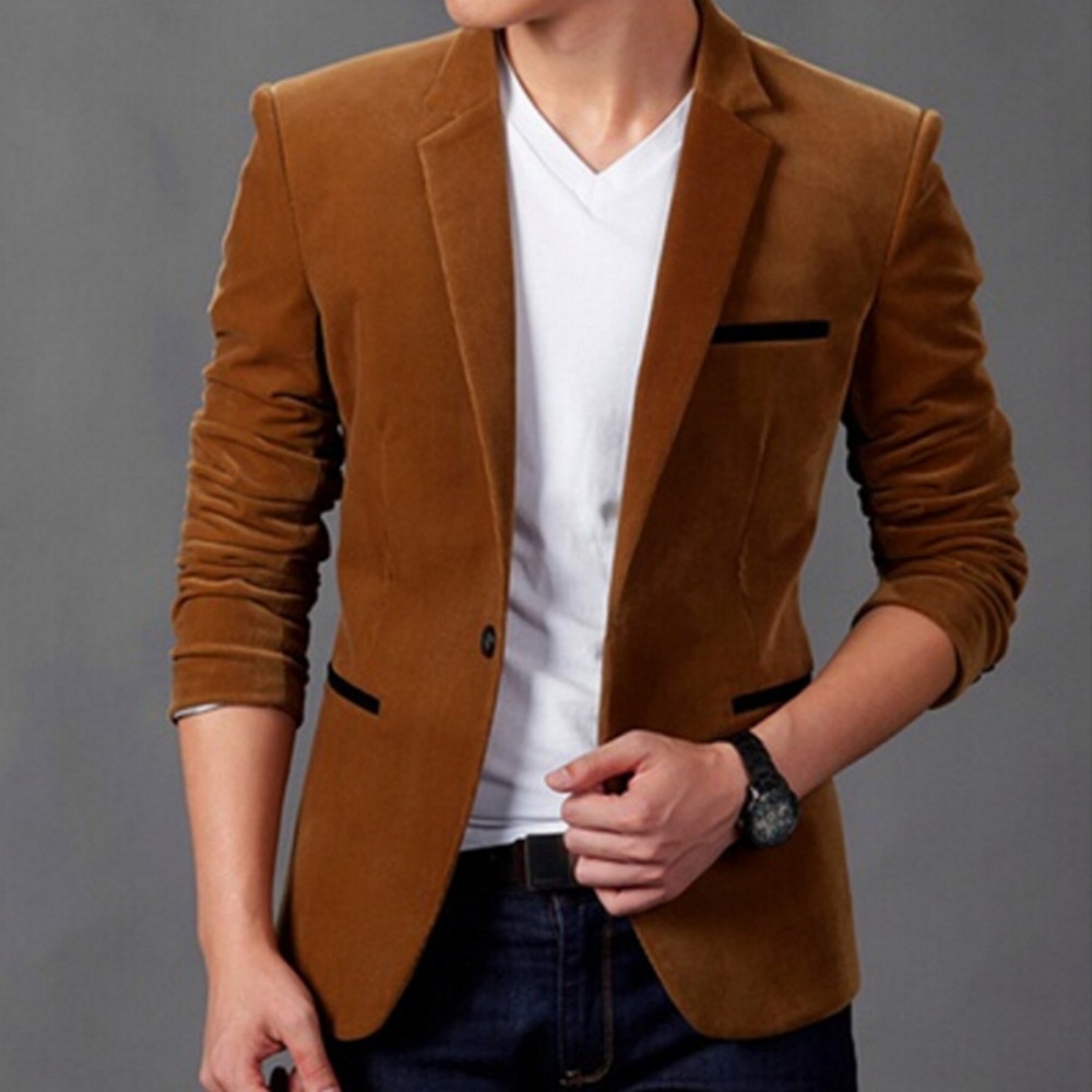 Men's Suit Jacket Autumn New Fashion High Quality Slim And Elegant Business Single Mouth Long Sleeved Men's Suit Evening Dress