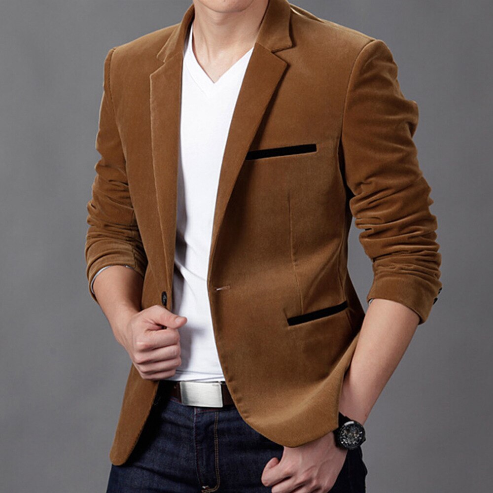 Men's Suit Jacket Autumn New Fashion High Quality Slim And Elegant Business Single Mouth Long Sleeved Men's Suit Evening Dress