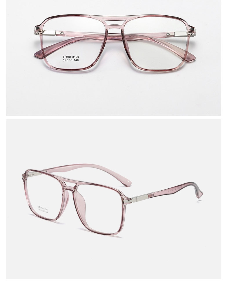Glasses Frames Men Women Fake Glasses Vintage Optical Myopia Eyeglasses Frames Ladies Retro Eyewear 8120