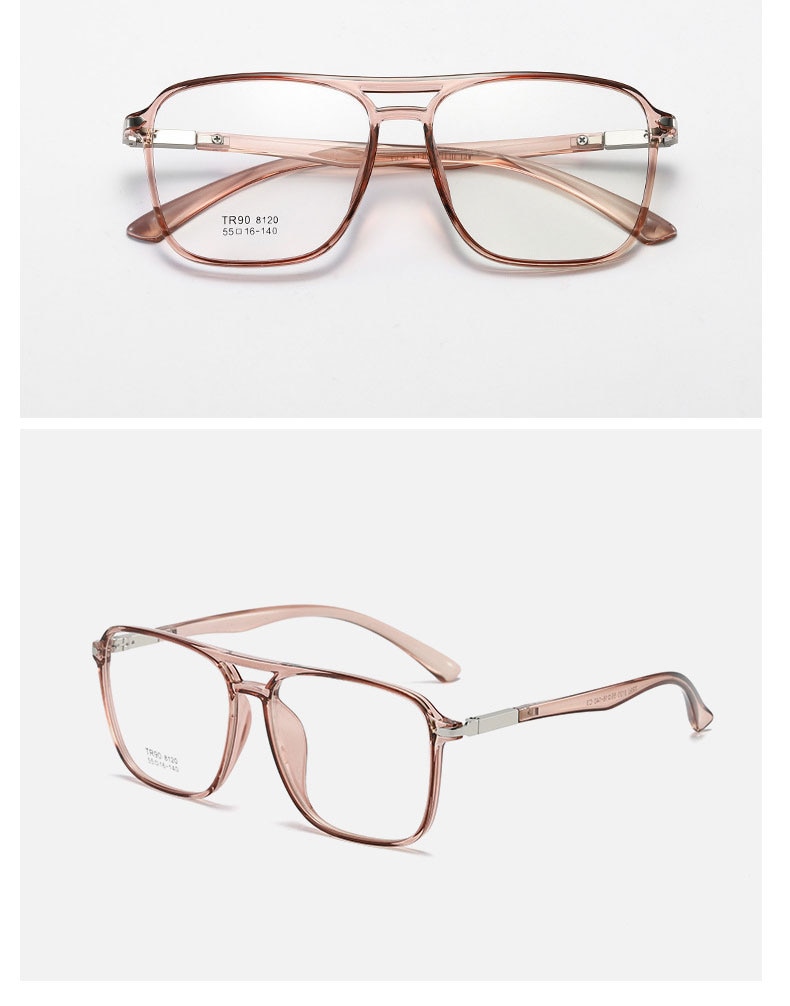 Glasses Frames Men Women Fake Glasses Vintage Optical Myopia Eyeglasses Frames Ladies Retro Eyewear 8120