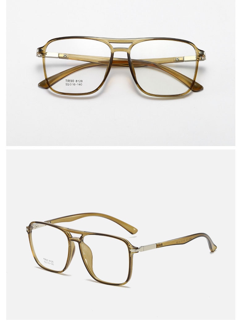 Glasses Frames Men Women Fake Glasses Vintage Optical Myopia Eyeglasses Frames Ladies Retro Eyewear 8120