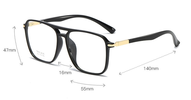 Glasses Frames Men Women Fake Glasses Vintage Optical Myopia Eyeglasses Frames Ladies Retro Eyewear 8120