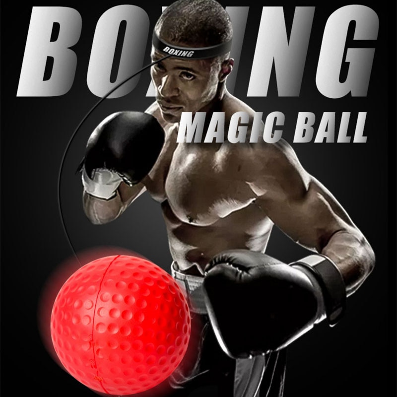 Boxing Reflex Speed Punch Ball MMA Sanda Raising Reaction Hand Eye Training Gym Muay Thai Fitness Exercise Boxe Accessories