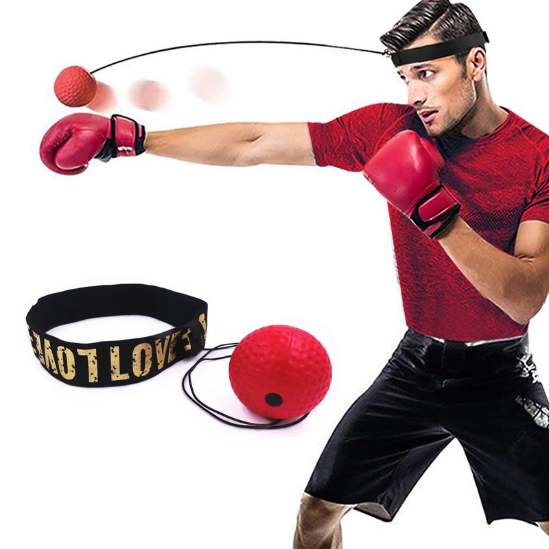 Boxing Reflex Speed Punch Ball MMA Sanda Raising Reaction Hand Eye Training Gym Muay Thai Fitness Exercise Boxe Accessories