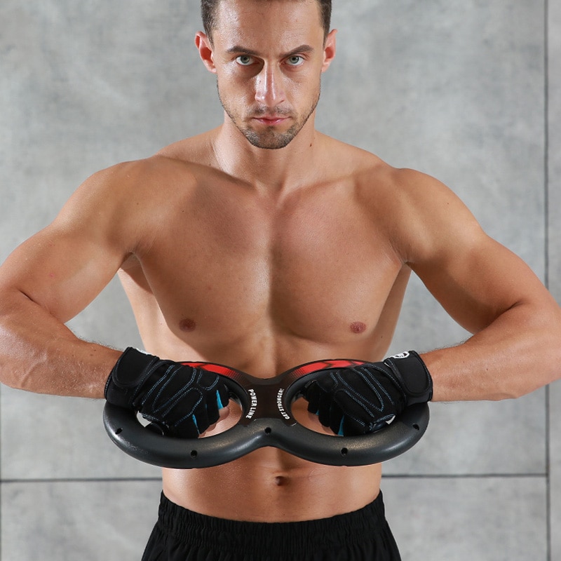 5-30kg 8-Word Chest Expander Power Wrist Device Workout Muscle Fitness Sports Equipment Gym Forearm Strength Force Exerciser