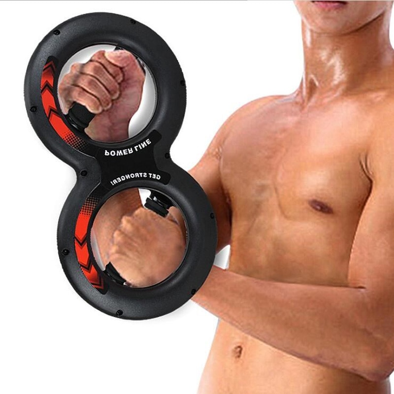 5-30kg 8-Word Chest Expander Power Wrist Device Workout Muscle Fitness Sports Equipment Gym Forearm Strength Force Exerciser