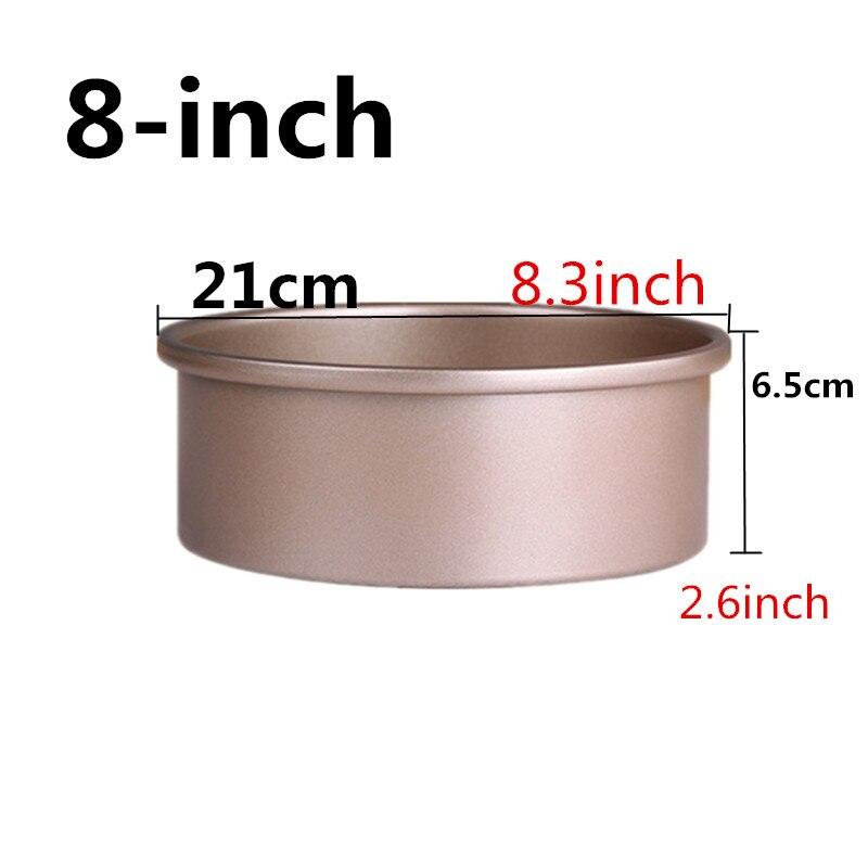 Round Cheese cake Pan 6-Inch & 8-Inch & 10-Inch Cake pan with Removable Bottom Non-Stick Bakeware Cake mold Cake mould