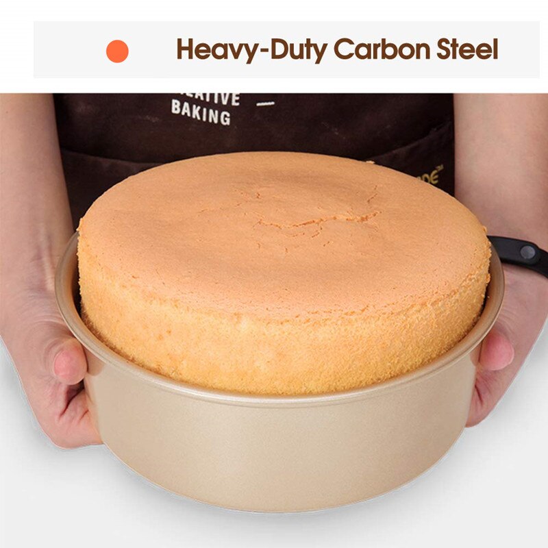 Round Cheese cake Pan 6-Inch & 8-Inch & 10-Inch Cake pan with Removable Bottom Non-Stick Bakeware Cake mold Cake mould