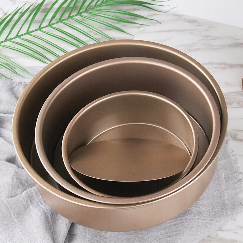 Round Cheese cake Pan 6-Inch & 8-Inch & 10-Inch Cake pan with Removable Bottom Non-Stick Bakeware Cake mold Cake mould