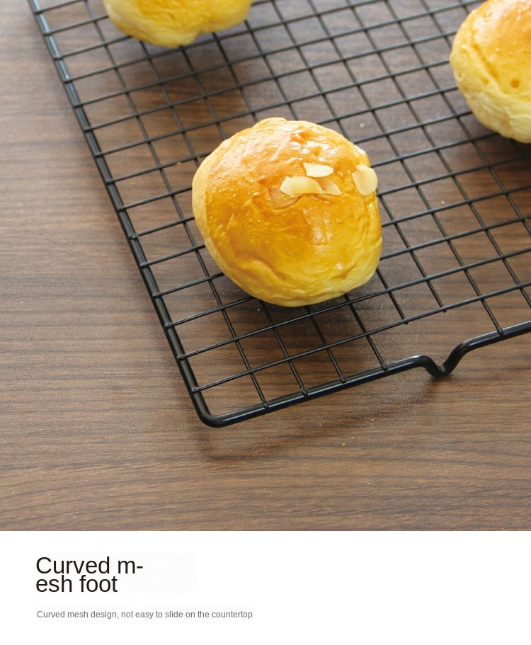 Stainless Steel Wire Grid Cooling Tray Cake Food Rack Oven Kitchen Baking Pizza Bread Barbecue Cookie Biscuit Holder Shelf ZXH