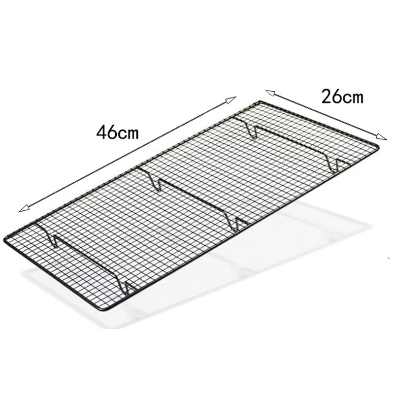 Stainless Steel Wire Grid Cooling Tray Cake Food Rack Oven Kitchen Baking Pizza Bread Barbecue Cookie Biscuit Holder Shelf ZXH