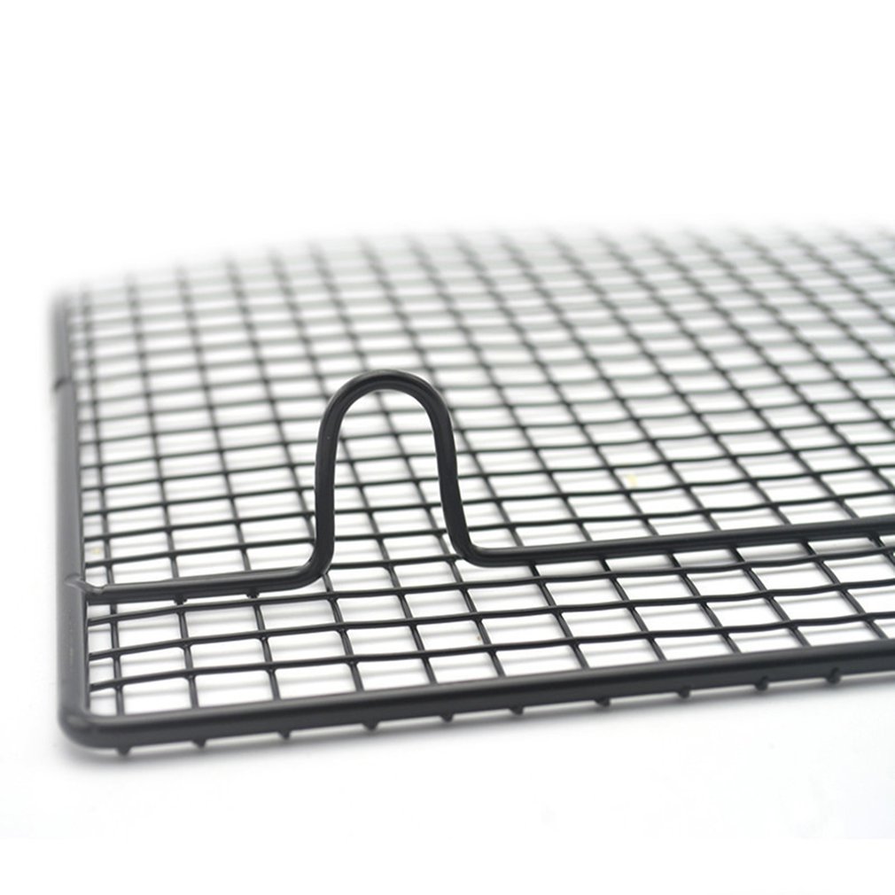 Stainless Steel Wire Grid Cooling Tray Cake Food Rack Oven Kitchen Baking Pizza Bread Barbecue Cookie Biscuit Holder Shelf ZXH