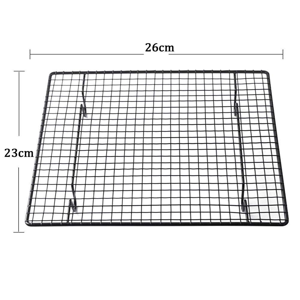 Stainless Steel Wire Grid Cooling Tray Cake Food Rack Oven Kitchen Baking Pizza Bread Barbecue Cookie Biscuit Holder Shelf ZXH