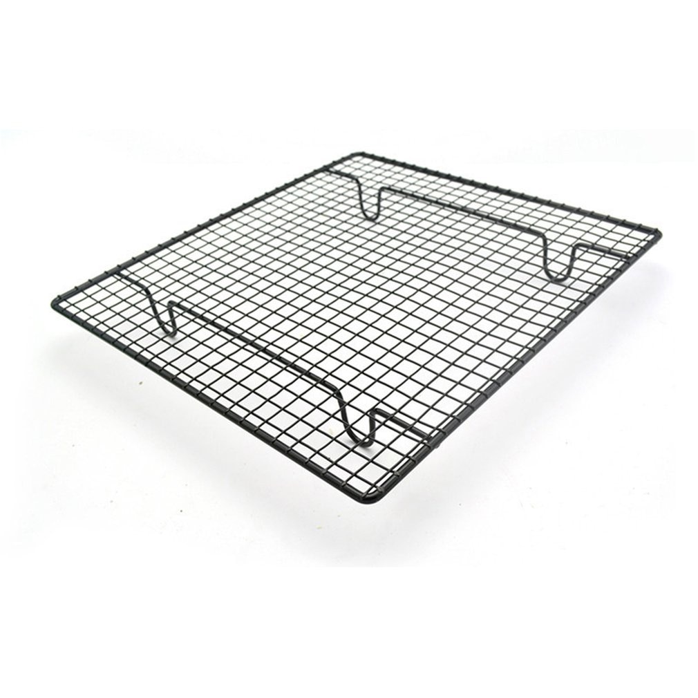 Stainless Steel Wire Grid Cooling Tray Cake Food Rack Oven Kitchen Baking Pizza Bread Barbecue Cookie Biscuit Holder Shelf ZXH