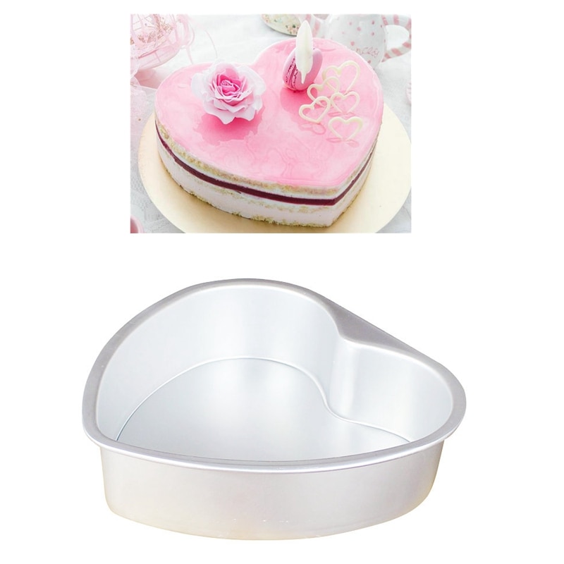 Aluminum Alloy template baking dish Cake Mold Anode Surface Removable Bottom Cake Die cheese decorating tools