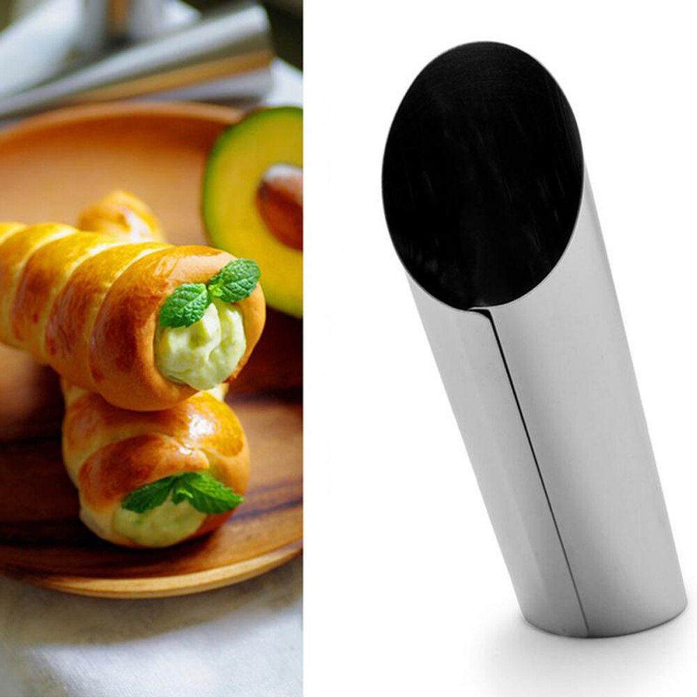 Stainless Steel Pastry Baki Cannoli Forms Food Grade Cream Horn Mould Cake Horn Mold Cannoli Tubes shells Pastry Baking Mold