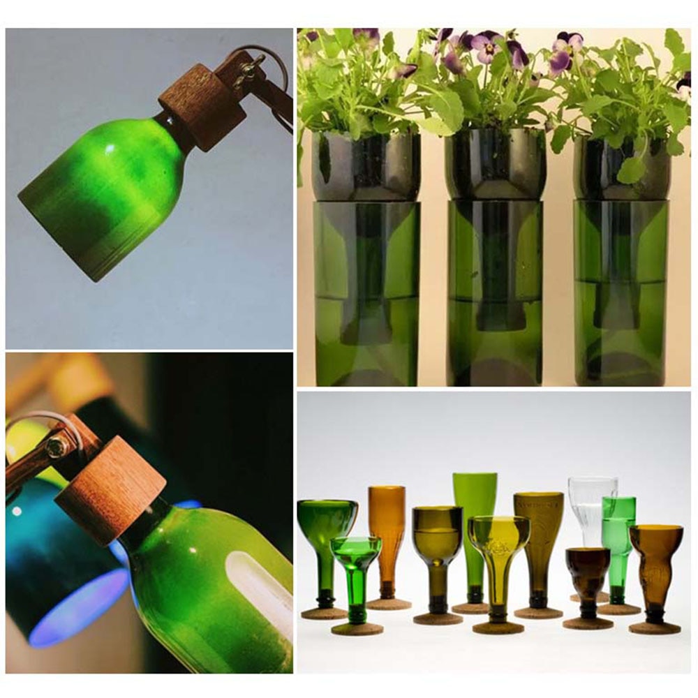 Professional Glass Bottle Cutter DIY Cut Tools For Cutting Wine Beer Home Decoration Round Bottle Cutting Machine