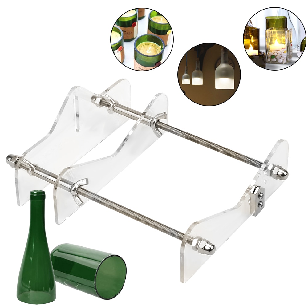 Professional Glass Bottle Cutter DIY Cut Tools For Cutting Wine Beer Home Decoration Round Bottle Cutting Machine