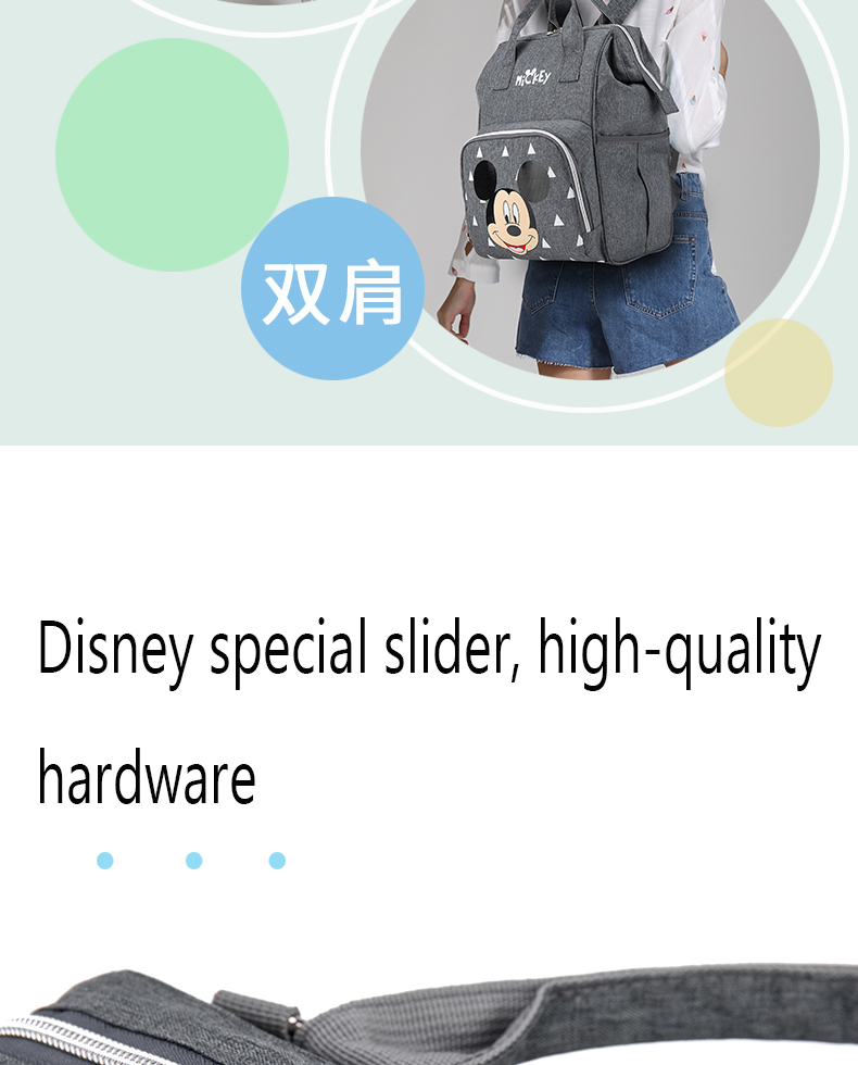 Minnie Mickey Diaper Bag Backpack for Mummy Maternity Bag for Stroller Bag Large Capacity Baby Nappy Bag Organizer New