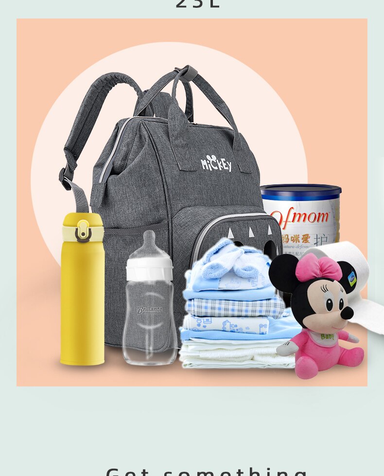 Minnie Mickey Diaper Bag Backpack for Mummy Maternity Bag for Stroller Bag Large Capacity Baby Nappy Bag Organizer New
