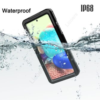 IP68 Waterproof Case for Samsung Galaxy Note 20 Ultra S20 FE Plus 10 Lite A72 A52 A71 A32 5G UW A70S Clear Flip Protective Cover