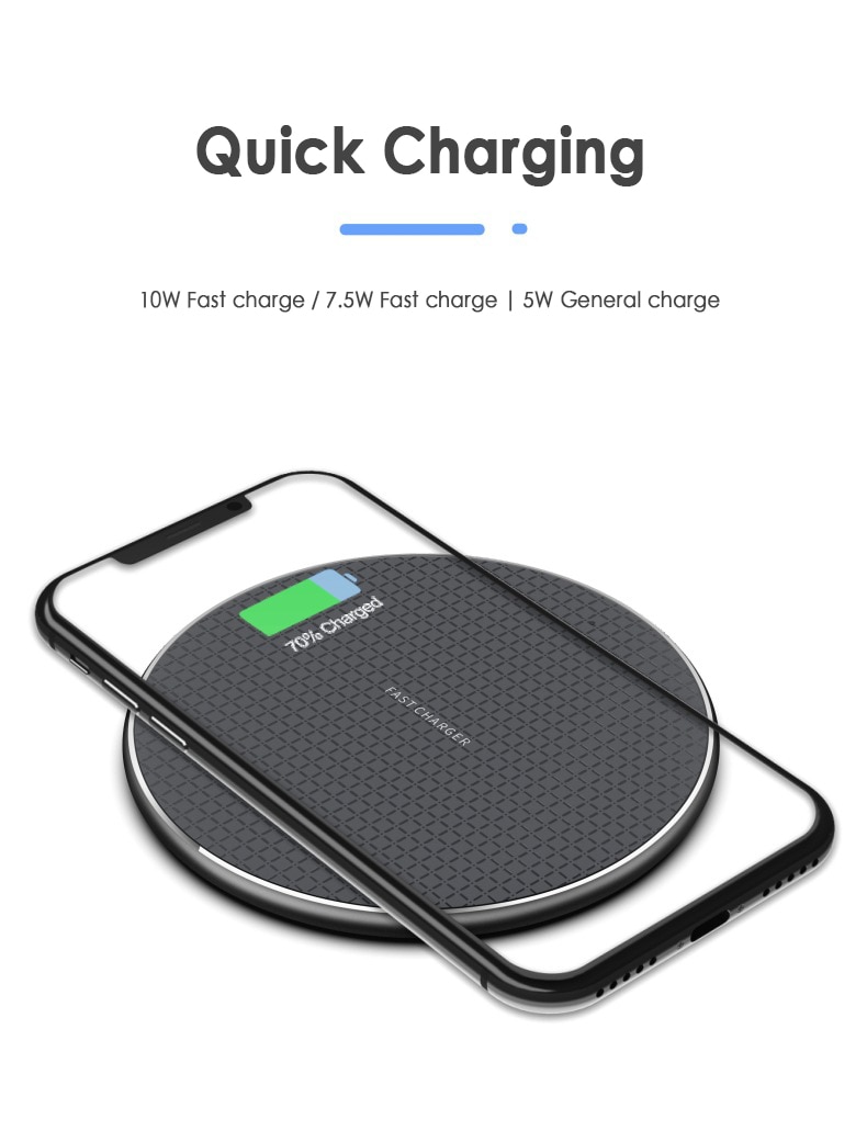 20W Wireless Charger for iPhone 11 Xs Max X XR 8 Plus 10W Fast Charging Pad for Ulefone Doogee Samsung Note 9 Note 8 S10 Plus