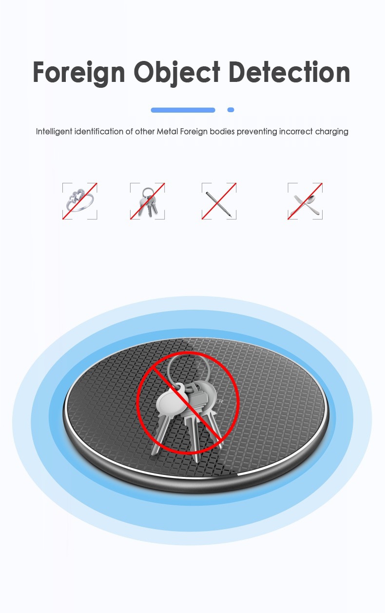 20W Wireless Charger for iPhone 11 Xs Max X XR 8 Plus 10W Fast Charging Pad for Ulefone Doogee Samsung Note 9 Note 8 S10 Plus