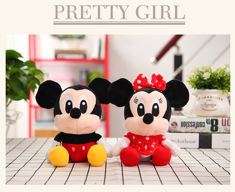 Toy Stitch Winnie Mickey Mouse Minnie Tigger Cute Stuffed Animals Doll Piglet Action figure Toy for Children Gift