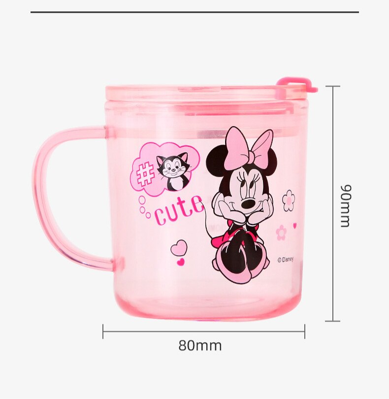 Cups Princess Frozen Elsa Anna Milk Cup 3D Cartoon Mickey Minnie Stainless Steel Cup Kids Cup Mickey Mug Christmas Gift