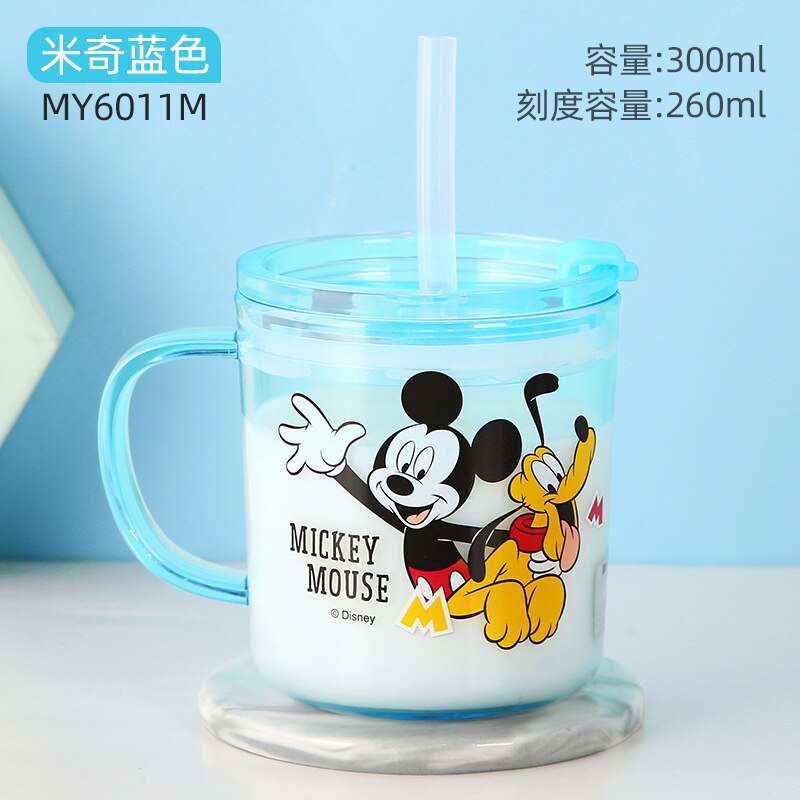 Cups Princess Frozen Elsa Anna Milk Cup 3D Cartoon Mickey Minnie Stainless Steel Cup Kids Cup Mickey Mug Christmas Gift