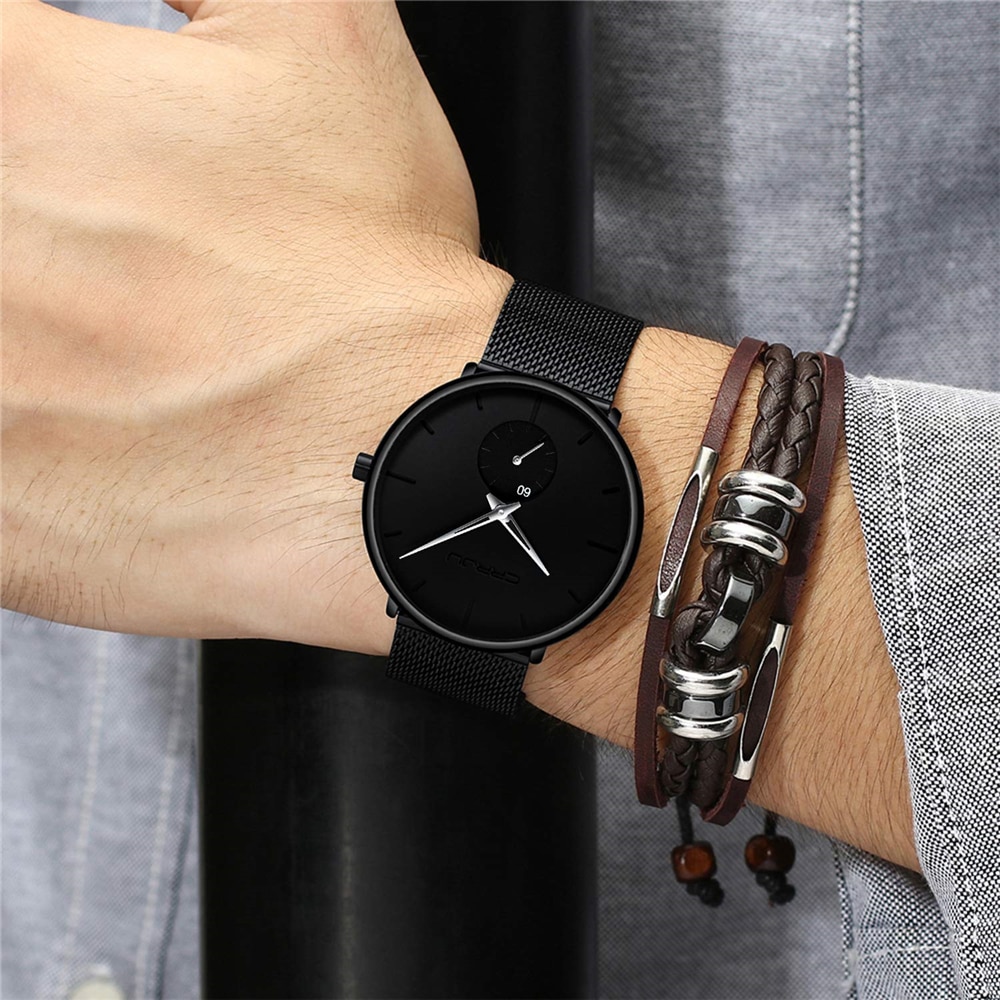 Mens Watches Top Brand Luxury Quartz Watch Men Casual Slim Mesh Steel Waterproof Sport Watch Relogio Masculino Mens Watches Top Brand Luxury Quartz Watch Men Casual Slim Mesh Steel Waterproof Sport Watch Relogio Masculino