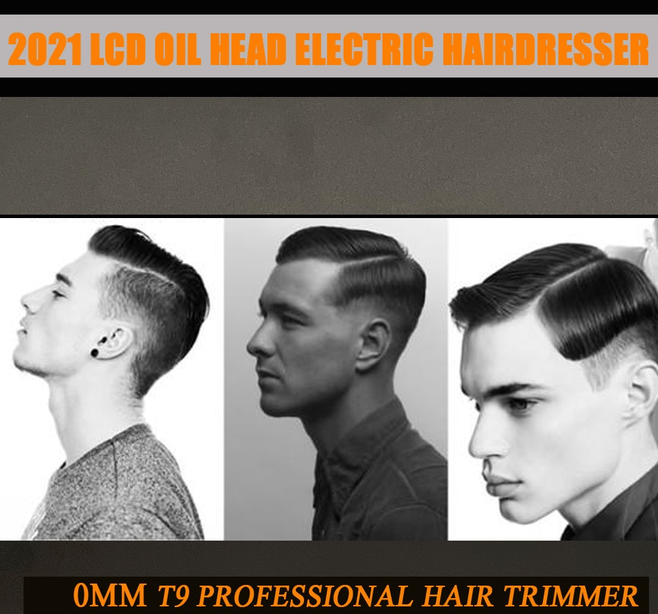 Hair Trimmer Barber Hair Clipper Cordless Hair Cutting Machine Beard Trimmer Shaving Machine Wireless Electric Razor Men Shaver