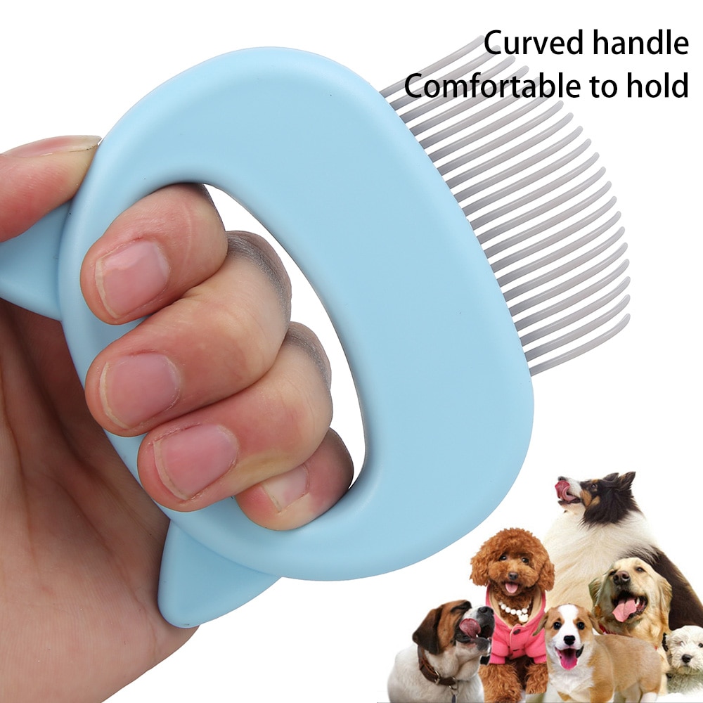 Cat Brush Dog Comb Hair Removes Pet Hair Comb For Cat Grooming Hair Cleaner Cleaning Beauty Products Self Cleaning Slicker Brush