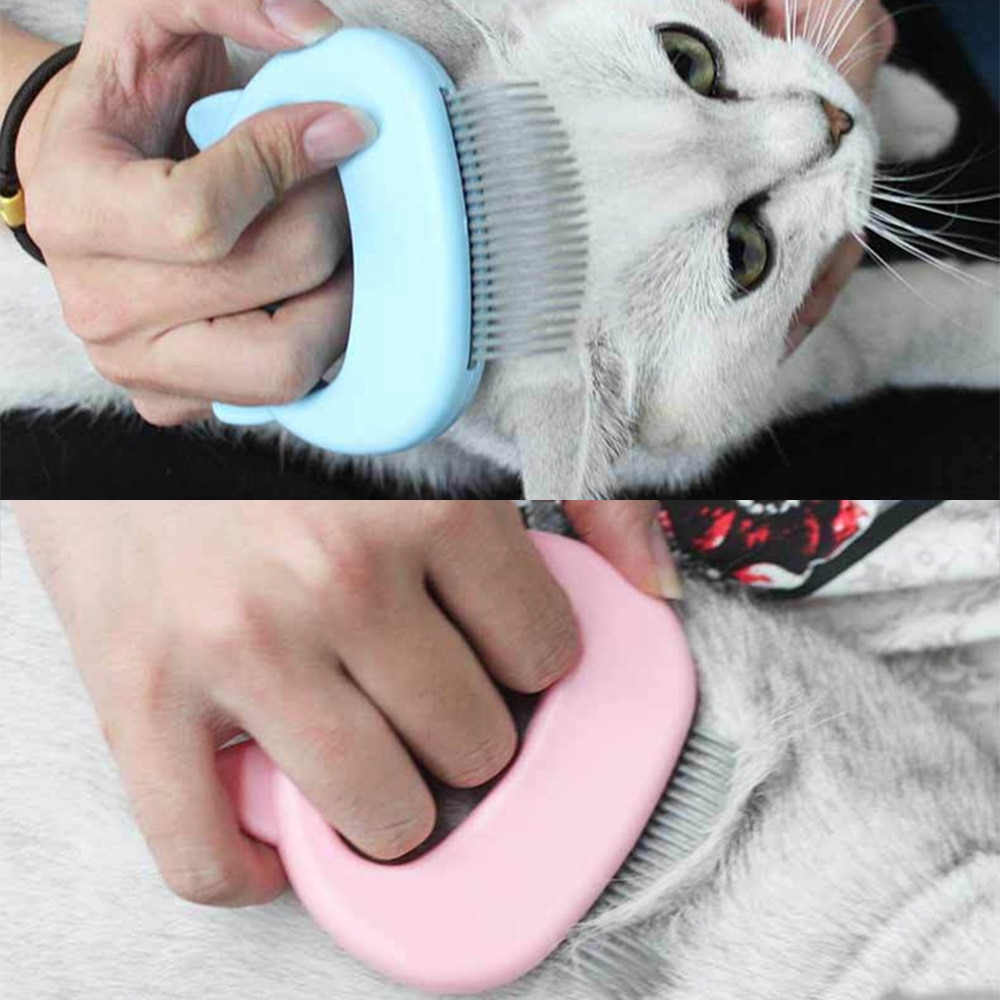 Cat Brush Dog Comb Hair Removes Pet Hair Comb For Cat Grooming Hair Cleaner Cleaning Beauty Products Self Cleaning Slicker Brush