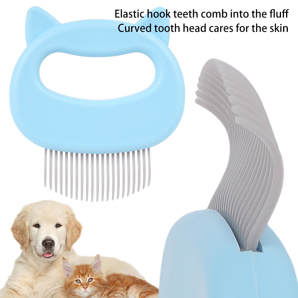 Cat Brush Dog Comb Hair Removes Pet Hair Comb For Cat Grooming Hair Cleaner Cleaning Beauty Products Self Cleaning Slicker Brush